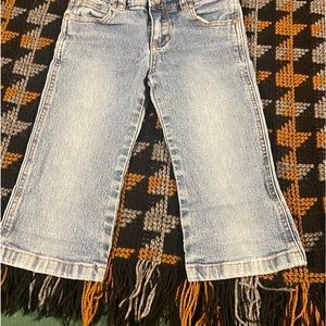 Roxy jeans, Teenie Wahine, capri length, can be rolled up or left down.